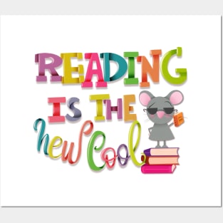 Reading is the new cool Posters and Art